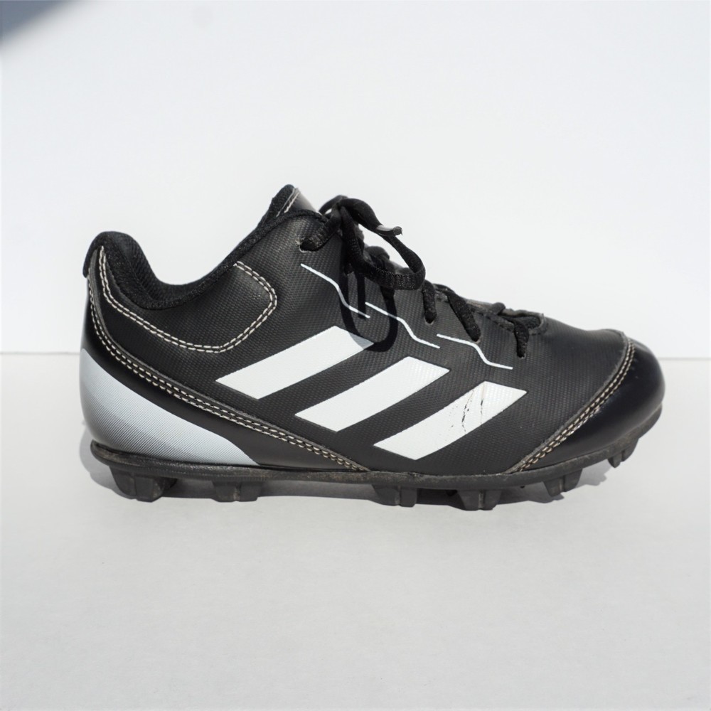 Adidas - Rundown - kids black and white baseball cleats - Jan 2020